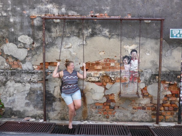 Streetart in Georgetown, Maleisië 